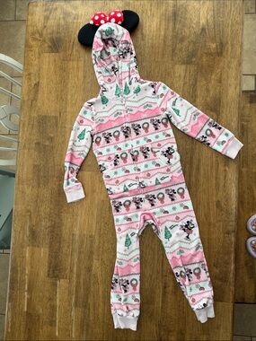 POSH PEANUT DISNEY MINNIE FAIR ISLE PACCI™ HOODED JUMPSUIT